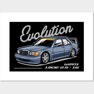 Mercedes Benz 190E Posters and Art